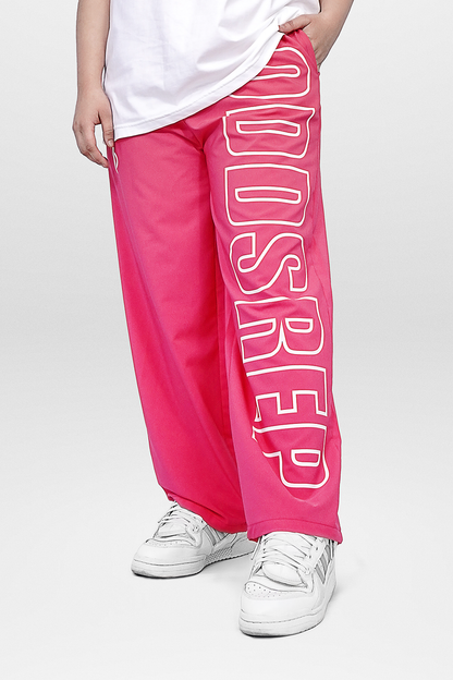 Women Pink Flat Trousers