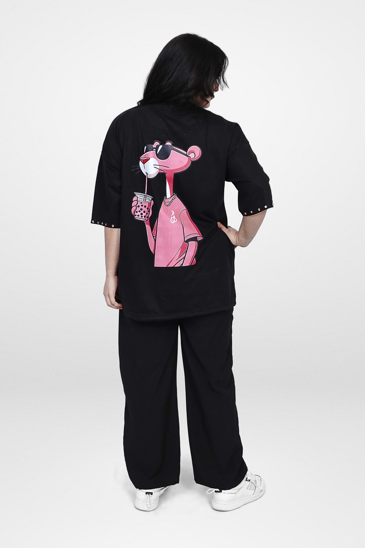 Pink Panther Women T-Shirt Over-Sized